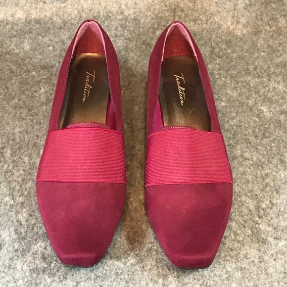 Tradition Sylvia NWT Women's Magenta Heel Shoes - Picture 1 of 11